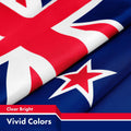 New Zealand Kiwi Flag 3x5 Ft 2Pack 150D Printed Polyester By G128
