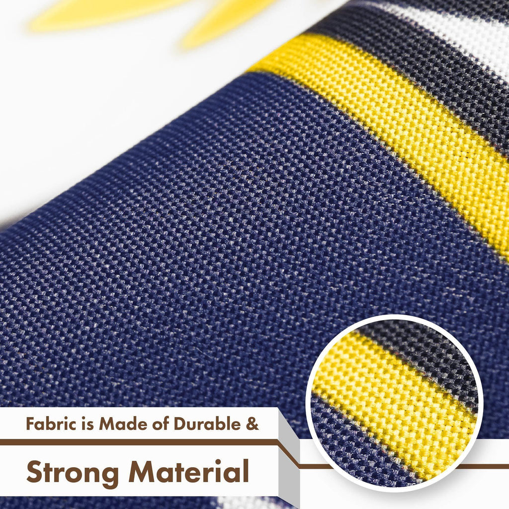 G128 10 Pack: Illinois IL State Flag  3x5 Ft  LiteWeave Pro Series Printed 150D Polyester  Indoor/Outdoor, Vibrant Colors, Brass Grommets, Thicker and More Durable Than 100D 75D Polyester