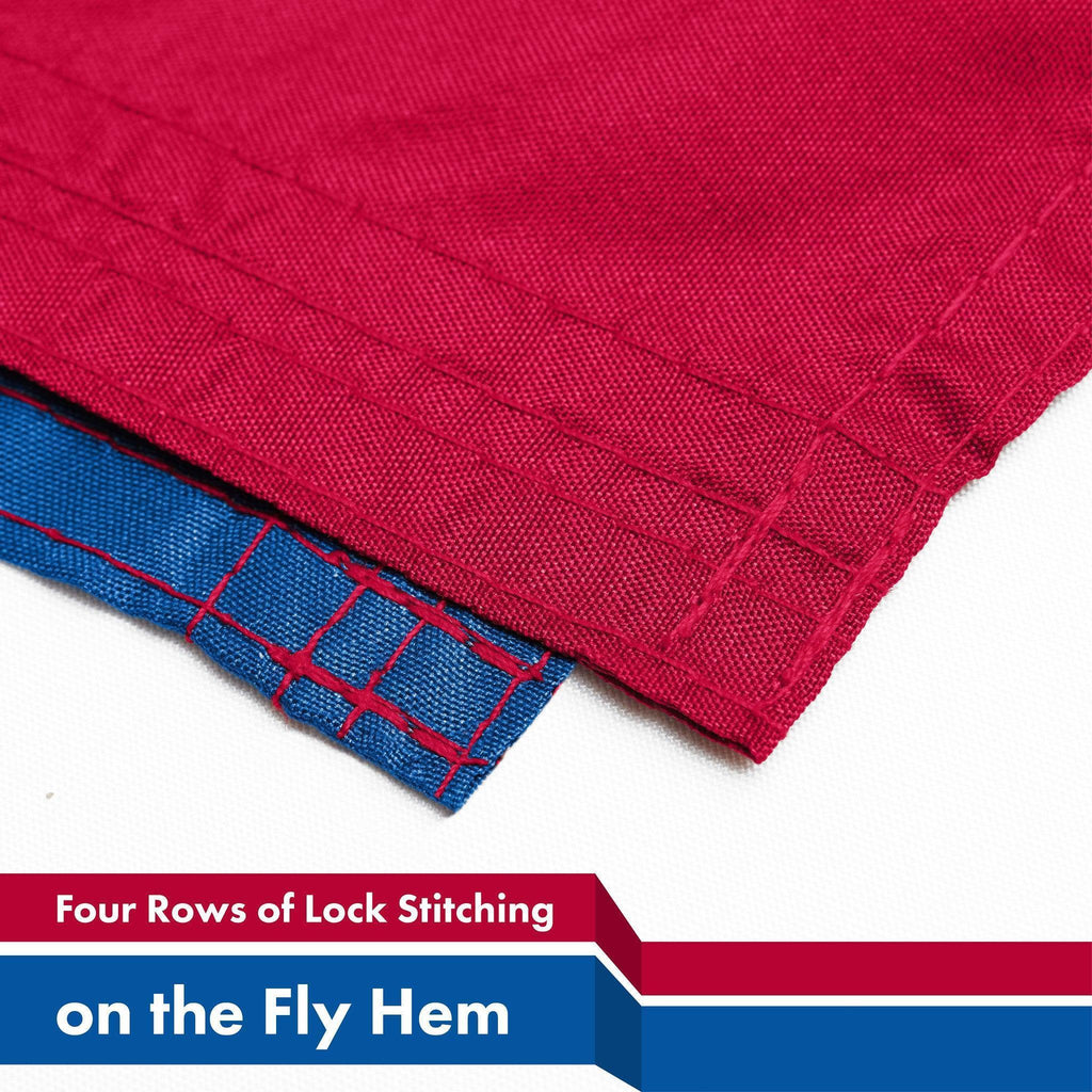G128 5 Pack: Missouri MO State Flag  3x5 Ft  LiteWeave Pro Series Printed 150D Polyester  Indoor/Outdoor, Vibrant Colors, Brass Grommets, Thicker and More Durable Than 100D 75D Polyester