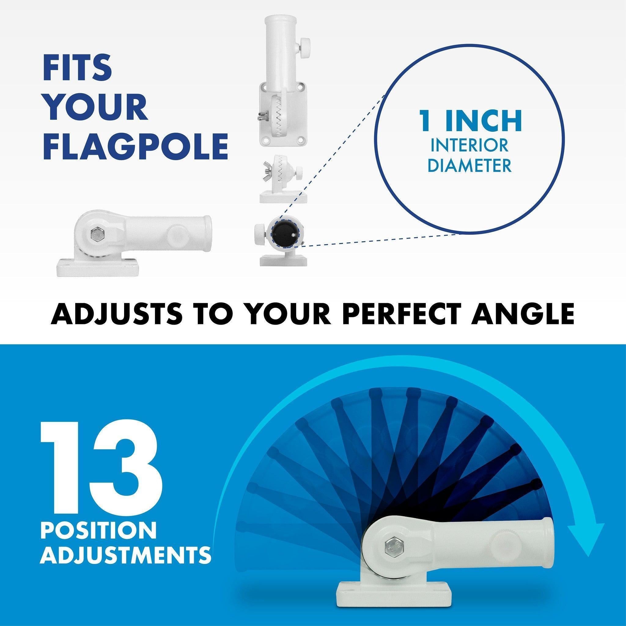 G128 Combo Pack: 6 Ft Tangle Free Spinning Flagpole (Silver) & Connecticut Flag 3x5 Ft Printed 150D Polyester, Brass Grommets (Flag Included) Aluminum Flag Pole