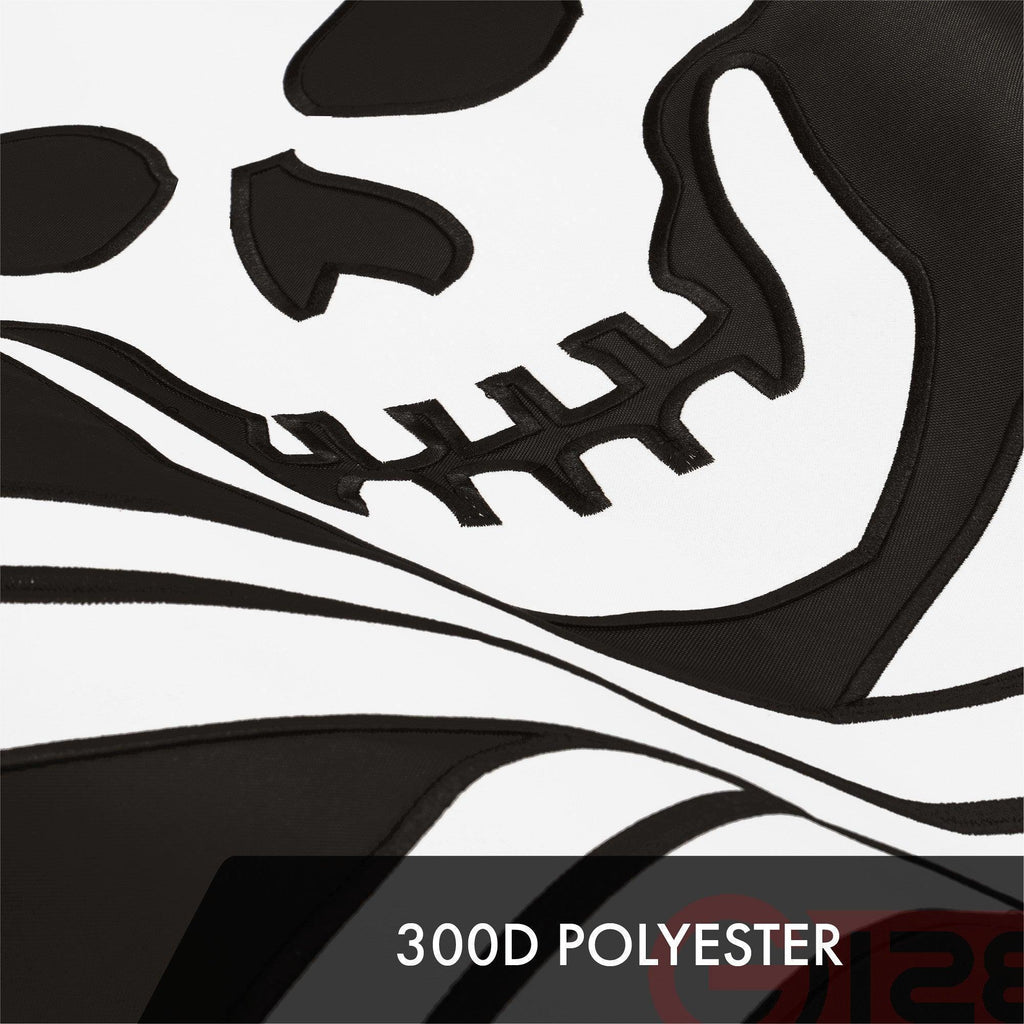 G128 Pirate Jolly Roger Swords Flag  2x3 Ft  ToughWeave Series Embroidered 300D Polyester  Novelty Flag, Embroidered Design, Indoor/Outdoor, Brass Grommets