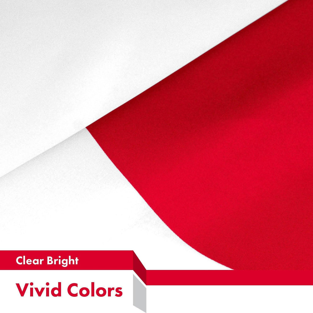 Japan Japanese Flag 3x5 Ft 5Pack 150D Printed Polyester By G128