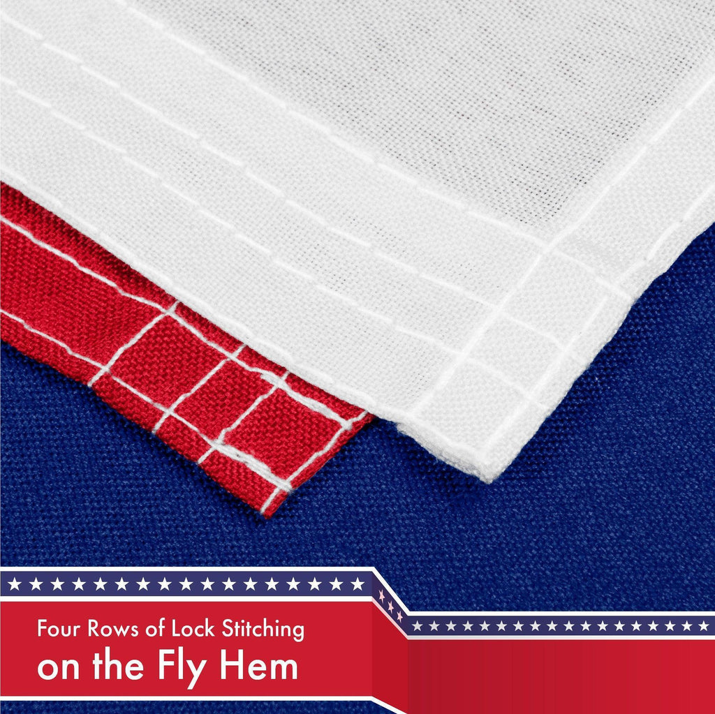 Combo Pack USA American Flag 3x5 Ft and Hawaii State Flag 3x5 Ft 150D Printed