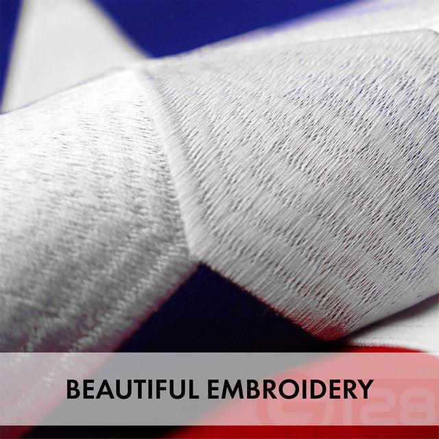 Texas Pride 3x5 Ft Flag 5-Pack - Heavy-Duty Embroidered Polyester