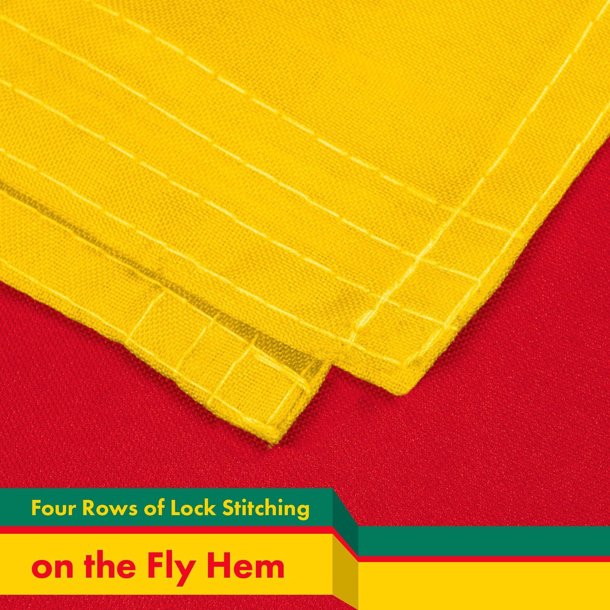 Cameroon Cameroonian Flag 3x5 Ft 5Pack 150D Printed Polyester By G128