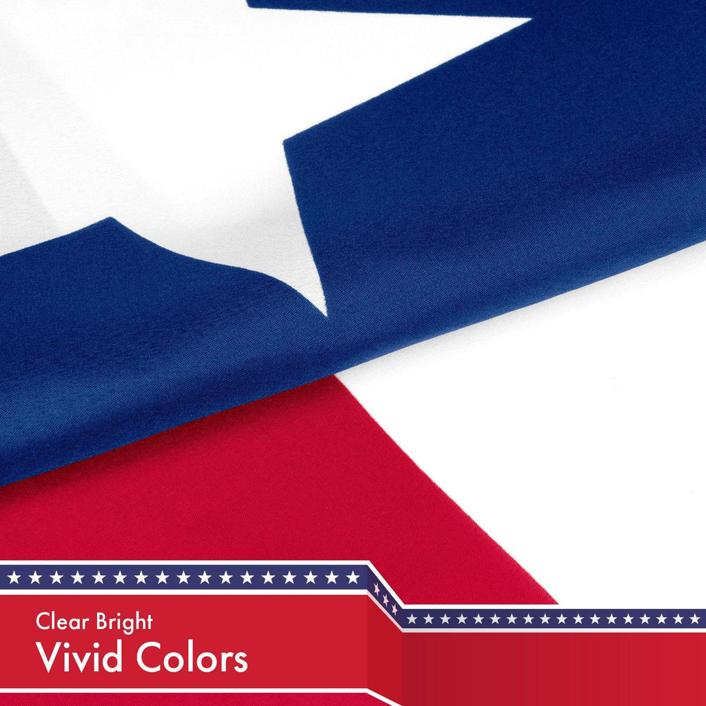 Texas 3x5 Ft Double State Flags - 150D Polyester Pack