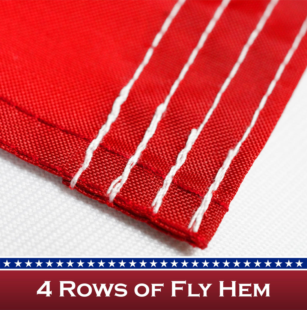 USA American Flag 3x5 Ft 5Pack Pole Sleeve Embroidered Polyester By G128