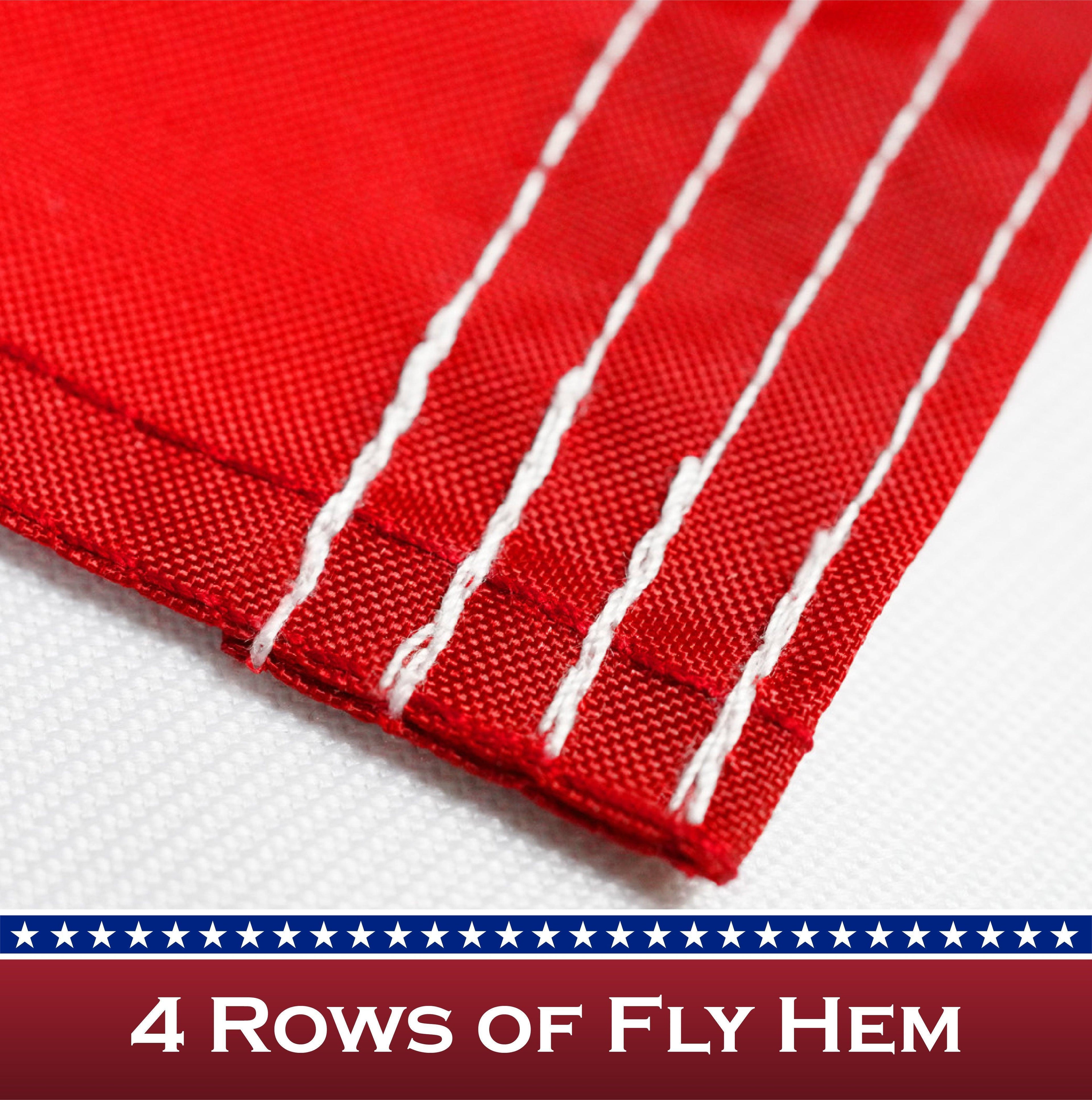USA American Flag 3x5 Ft 5Pack Pole Sleeve Embroidered Polyester By G128