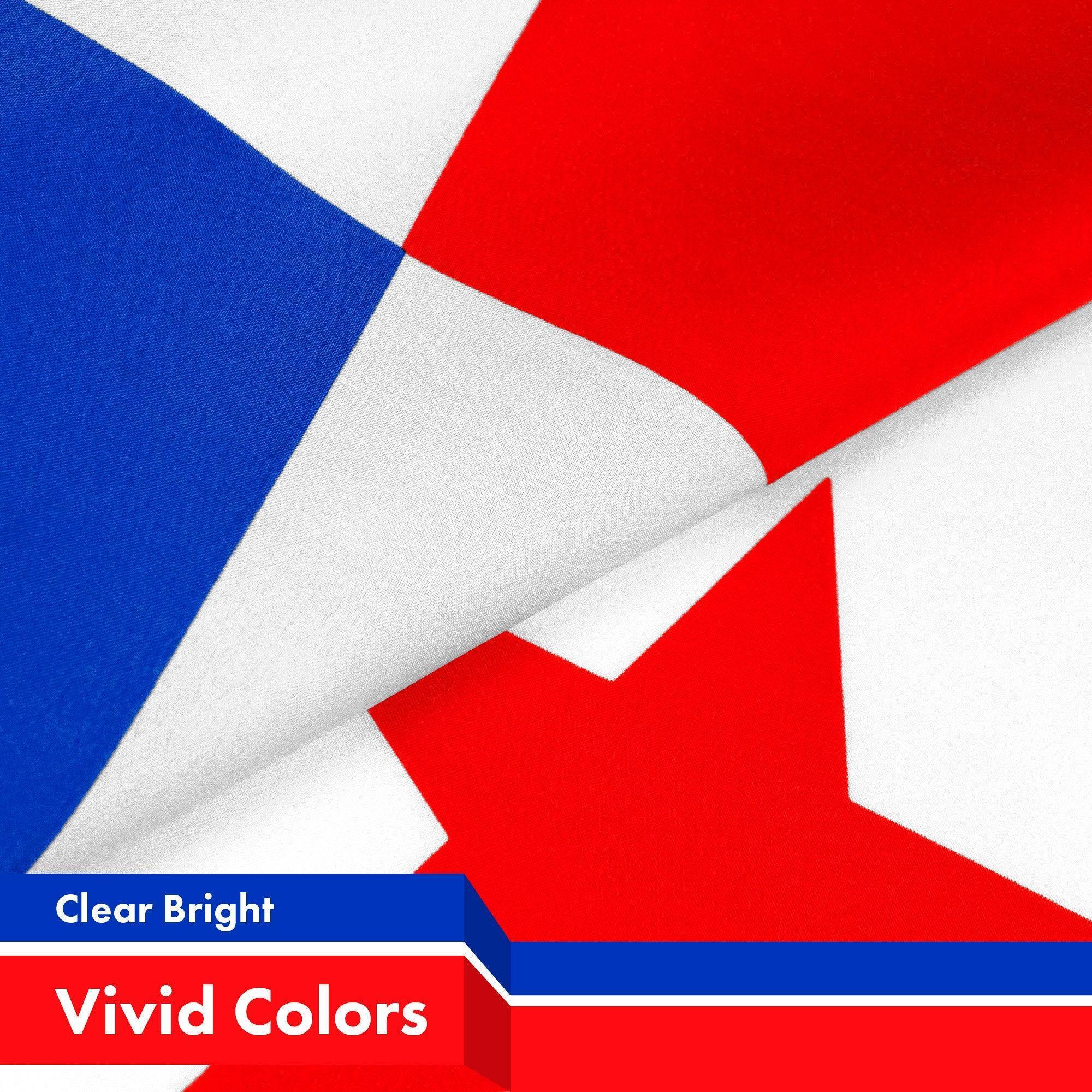 Panama Panamanian Flag 3x5 Ft 3Pack 150D Printed Polyester By G128
