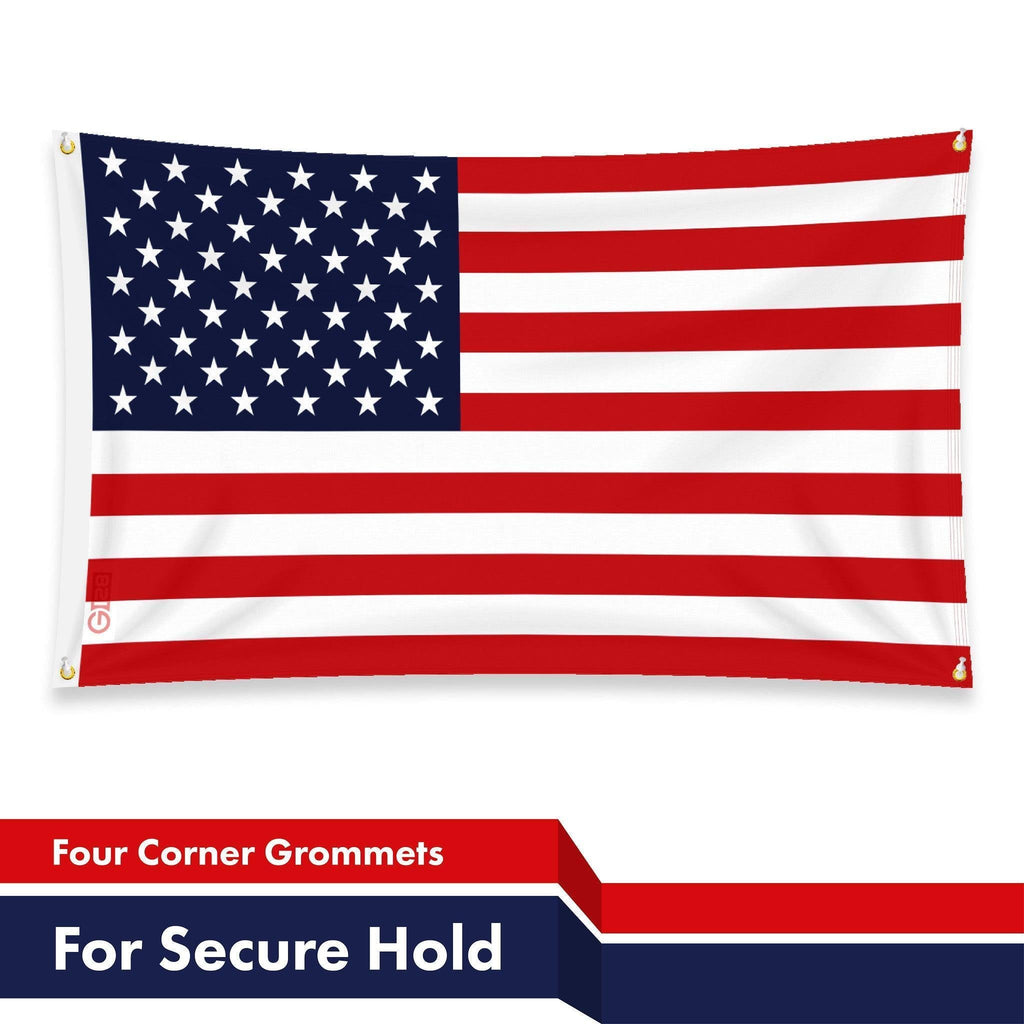 G128 American Flag 5-Pack: 3x5ft Superior 150D Polyester, Enhanced Colors