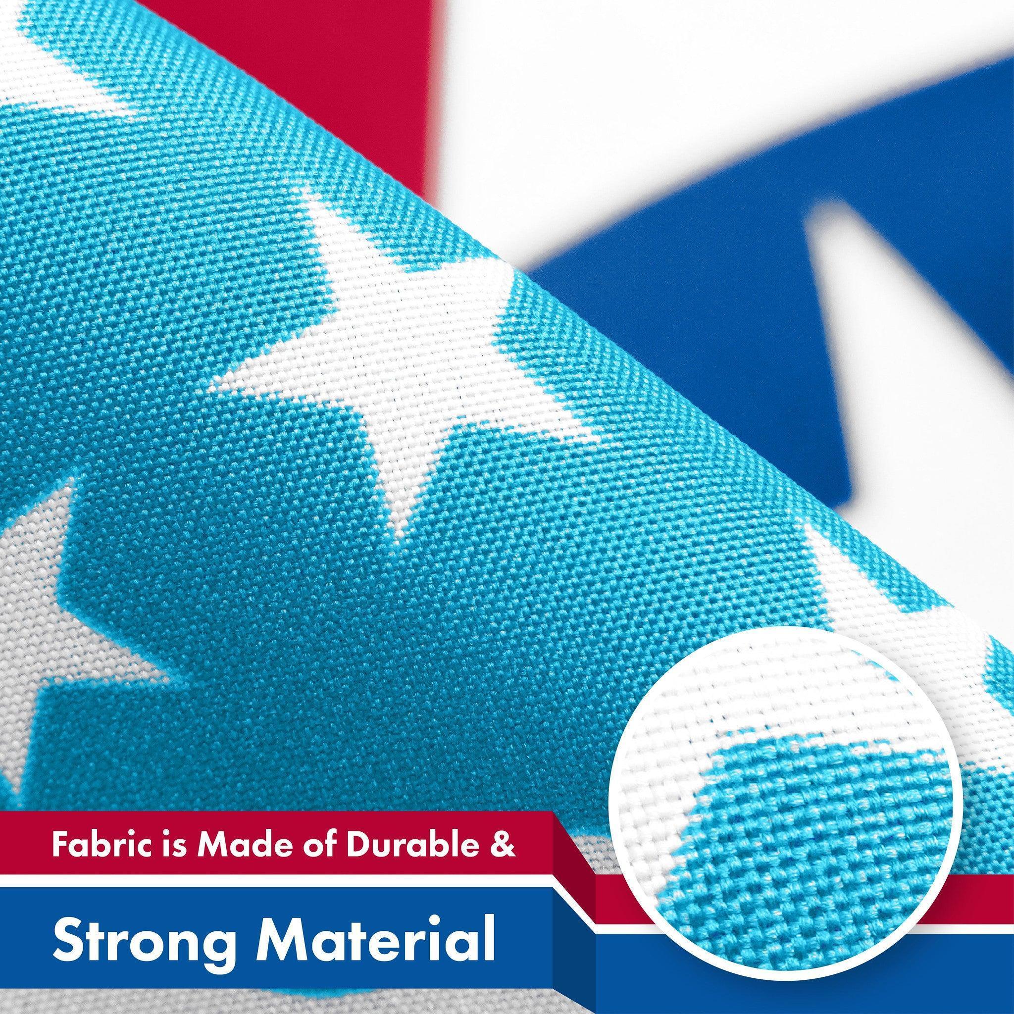 G128 5 Pack: Missouri MO State Flag  3x5 Ft  LiteWeave Pro Series Printed 150D Polyester  Indoor/Outdoor, Vibrant Colors, Brass Grommets, Thicker and More Durable Than 100D 75D Polyester