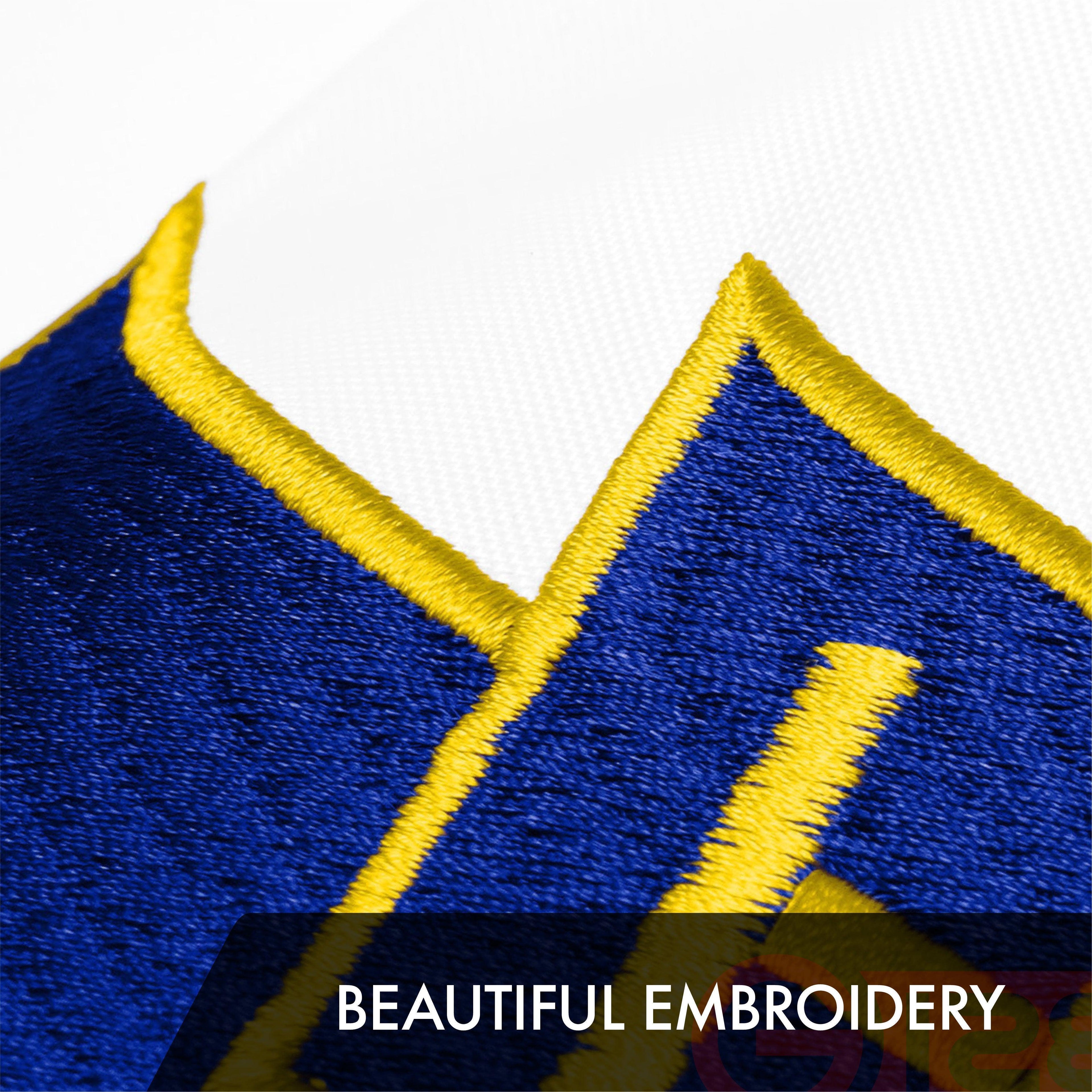 G128 3 Pack: Rhode Island RI State Flag  2x3 Ft  ToughWeave Series Embroidered 300D Polyester  Embroidered Design, Indoor/Outdoor, Brass Grommets