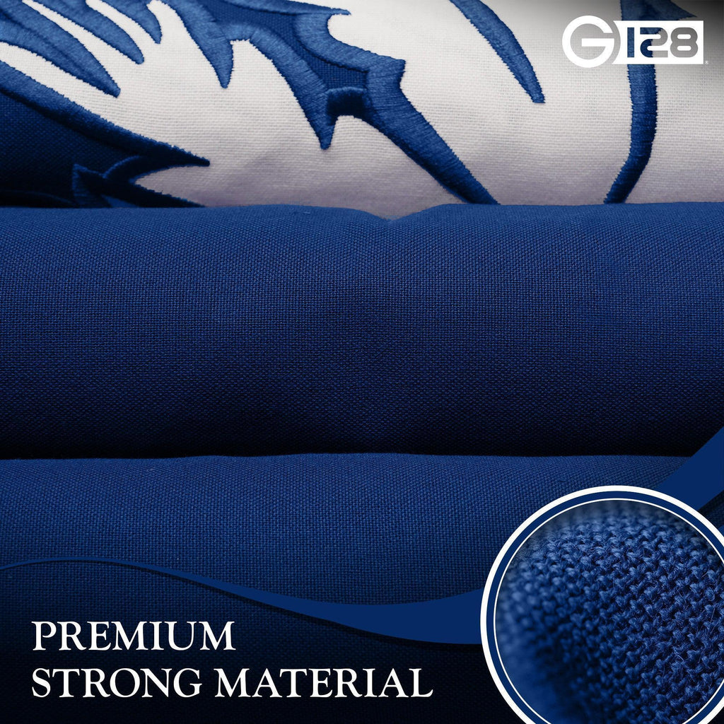 G128 3 Pack: South Carolina SC State Flag  4x6 Ft  StormFlyer Series Embroidered 220GSM Spun Polyester  Embroidered Design, Indoor/Outdoor, Brass Grommets, Heavy Duty, All Weather