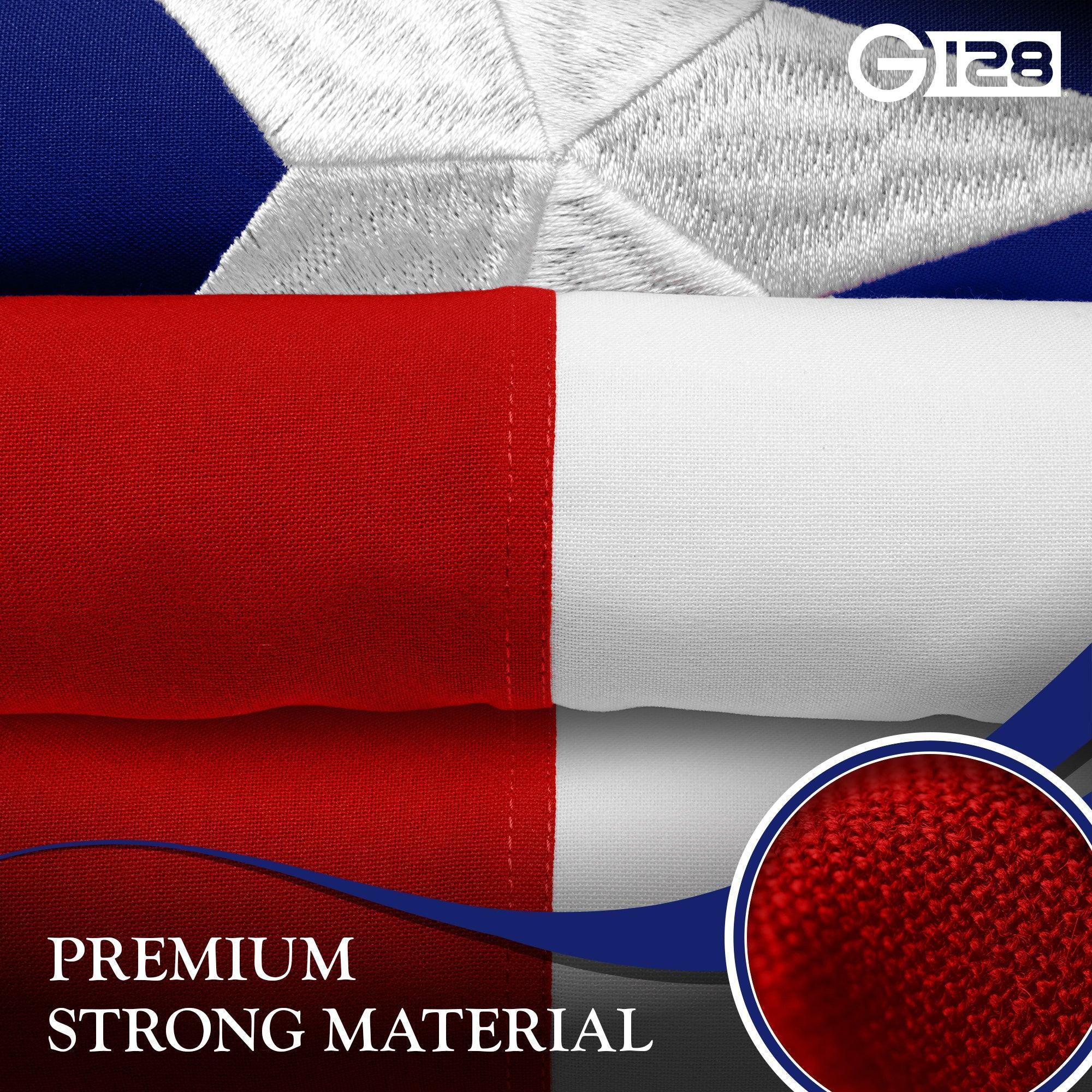 Texas Embroidered 220GSM Flag - 10x15 Heavy Duty