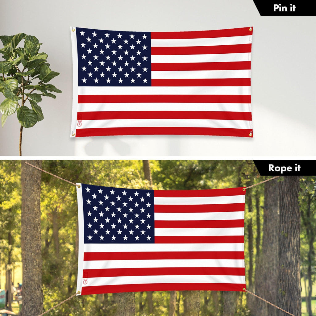 G128 American Flag 5-Pack: 3x5ft Superior 150D Polyester, Enhanced Colors