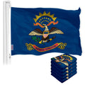 North Dakota ND State Flag 3x5 Ft 5Pack 150D Printed Polyester By G128