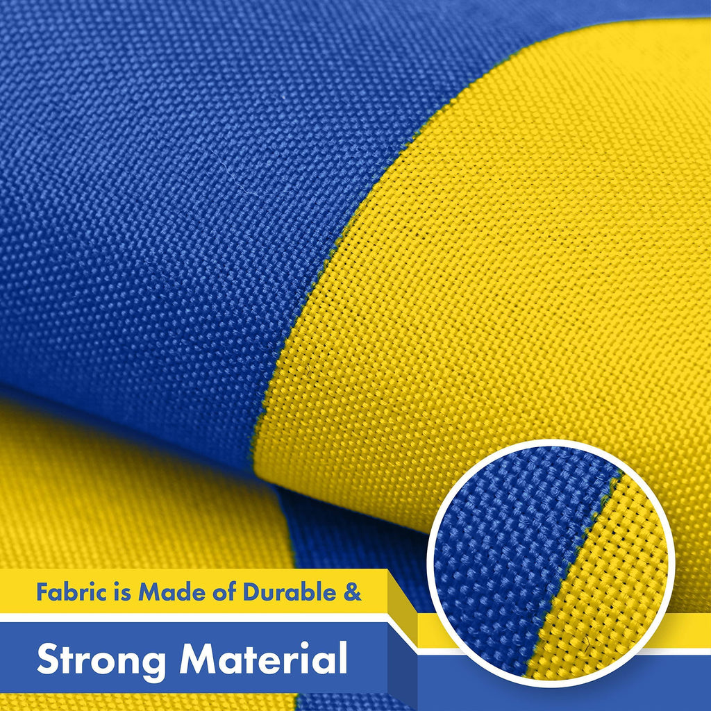 Ukraine Flag 3x5 Ft Durable 150D Polyester