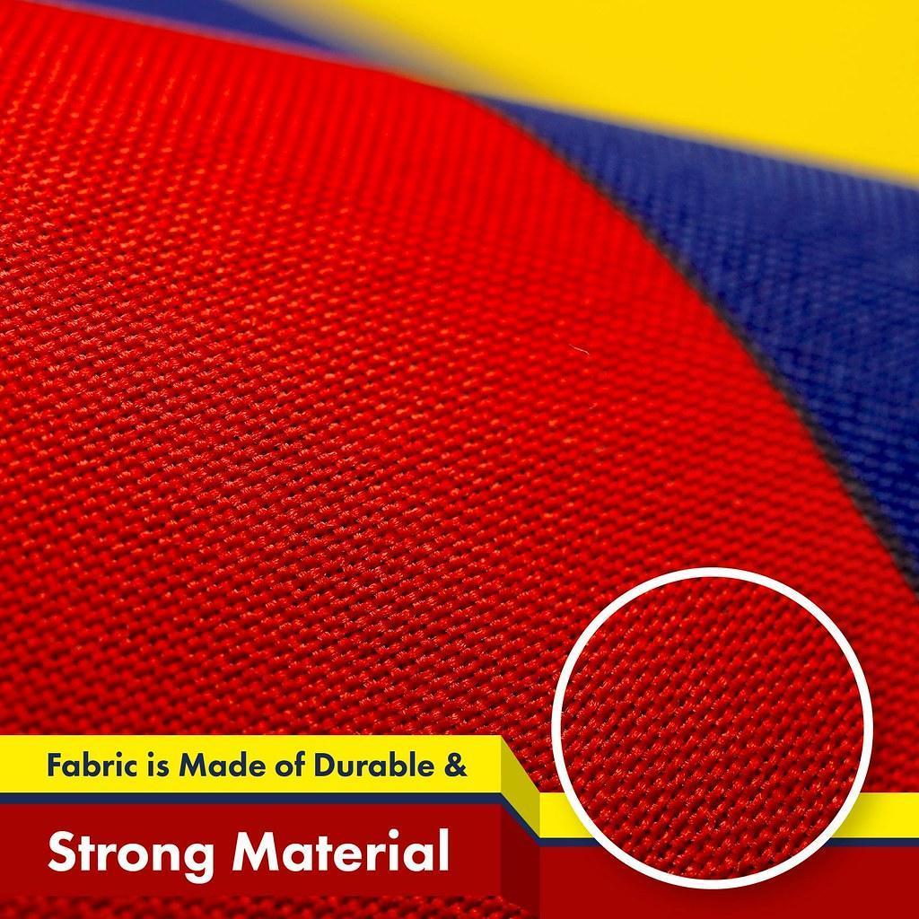 G128 5 Pack: Venezuela Venezuelan Flag  3x5 Ft  Printed 150D Polyester  Indoor/Outdoor, Vibrant Colors, Brass Grommets, Quality Polyester, Much Thicker More Durable Than 100D 75D Polyester
