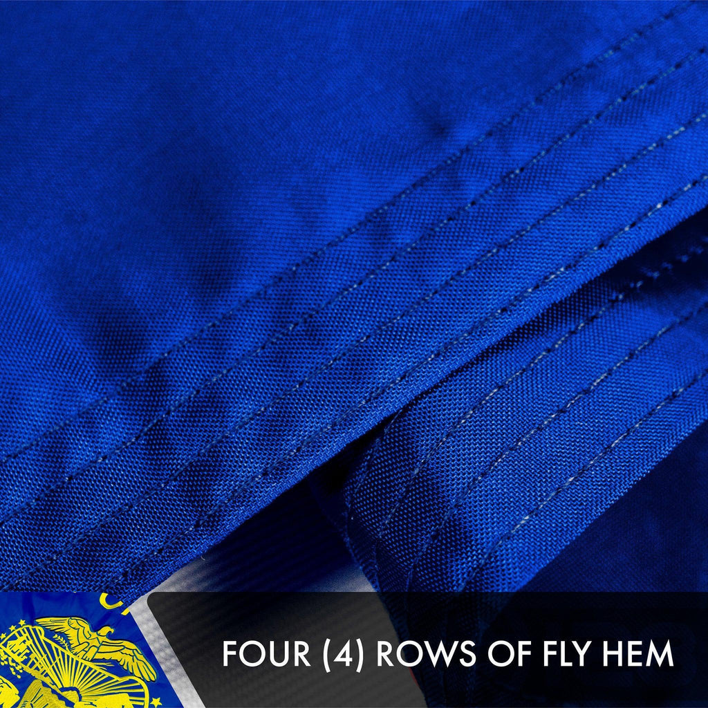 Oregon OR State Flag 3x5 Ft 5Pack Doublesided Embroidered Polyester By G128
