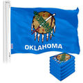 Oklahoma OK State Flag 3x5 Ft 5Pack 150D Printed Polyester By G128