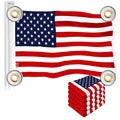 G128 American Flag 5-Pack: 3x5ft Superior 150D Polyester, Enhanced Colors