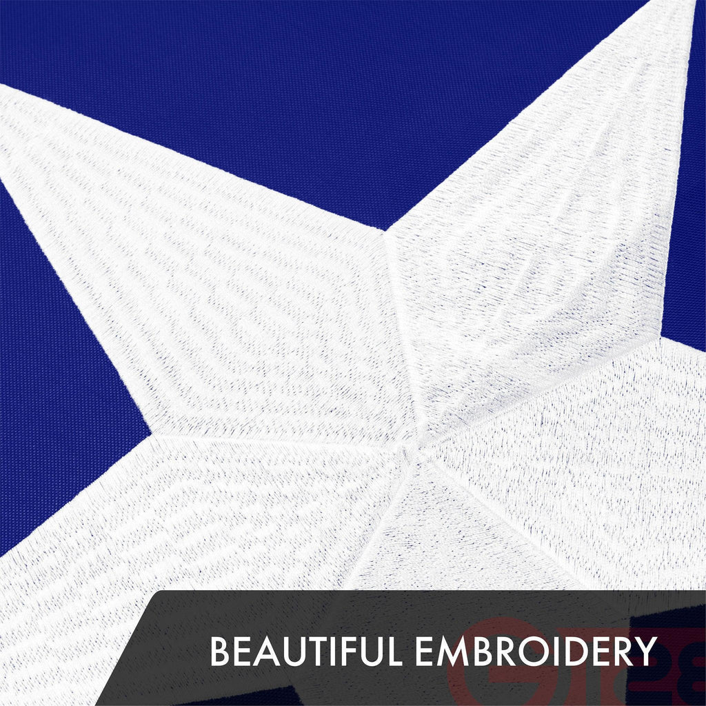 LongStar Series: 2-Pack Texas Flag 8x12 Ft, 300D Polyester
