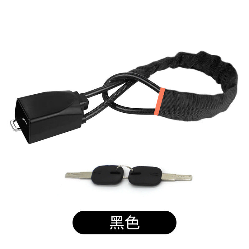 Universal Car Steering Wheel Lock with Steel Cable