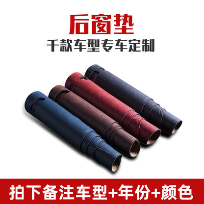 Car Dashboard Sunshade Pad - Leather Interior Accessory