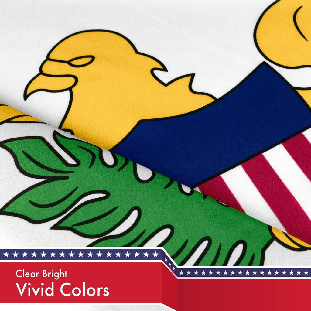 U.S. Virgin Islands Flag 3x5 Ft 2Pack 150D Printed Polyester By G128