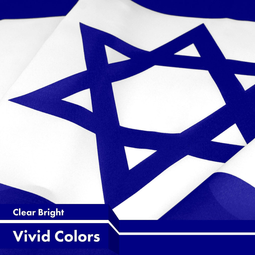 Israel Israeli Flag 3x5 Ft 10Pack 150D Printed Polyester By G128