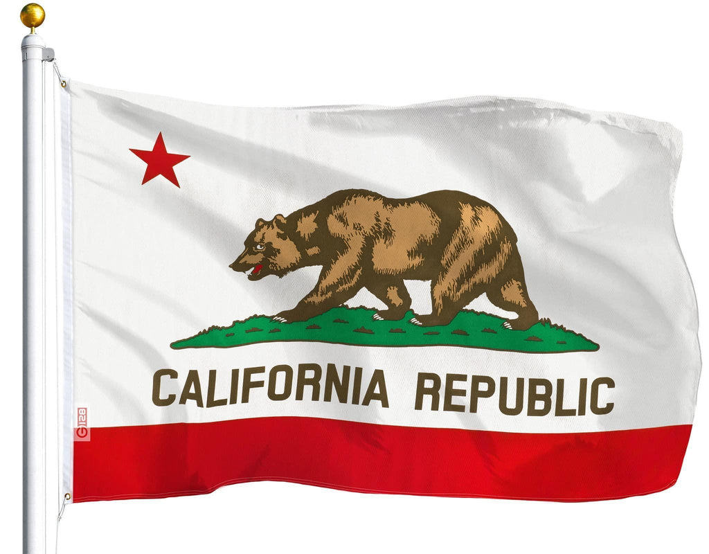 California CA State Flag  3x5 Ft  LiteWeave Series Printed 100D Polyester
